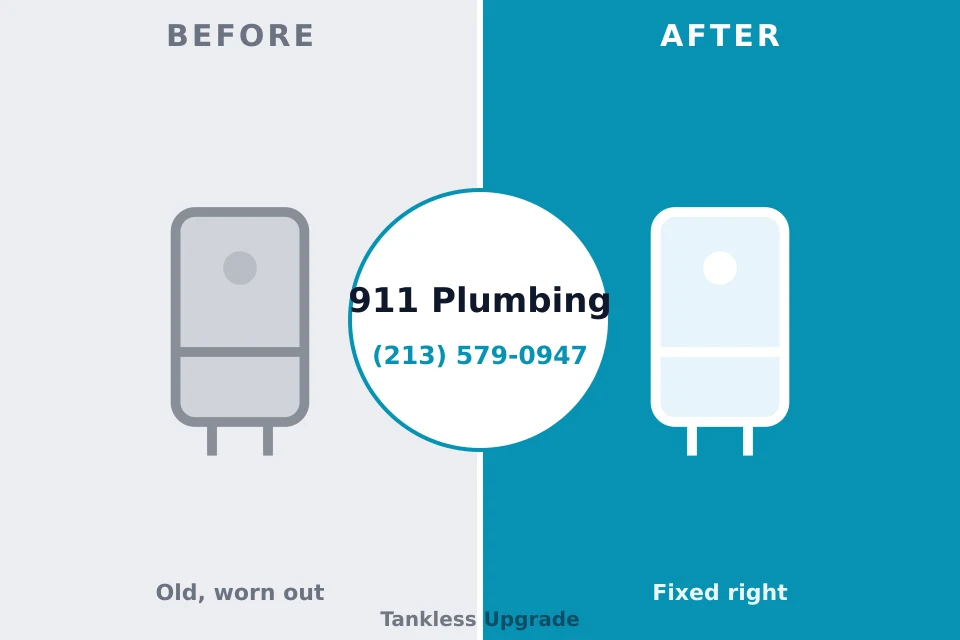 Before and after: plumbing repair East McKeesport, PA